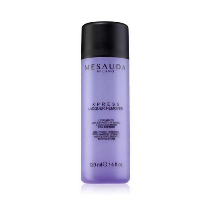 Mesauda Xpress Lacquer Remover Dissolvant pour vernis à ongles avec acétone 120 ml