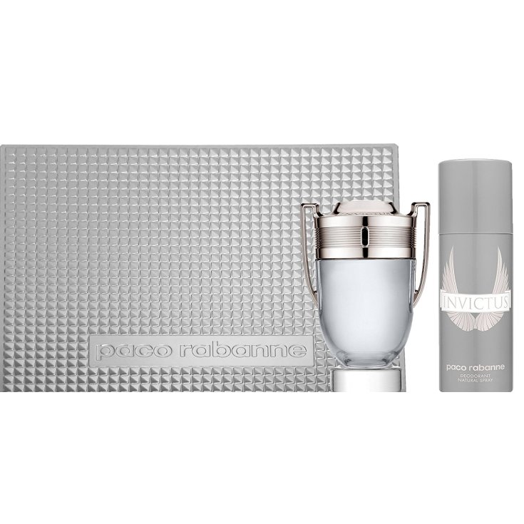 Paco Rabanne Invictus Eau De Toilette 100 ml + Déodorant 150 ml