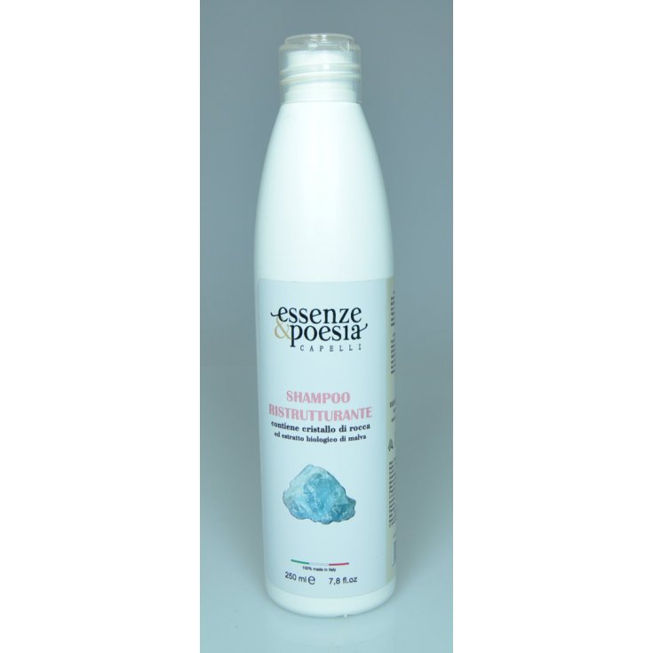 Essenze & Poesia Shampooing Restructurant Aux Cristaux de Roche et Extrait de Mauve Bio 250 ml
