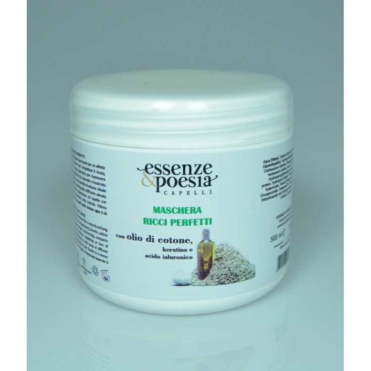 Essenze & Poesia Masque Capillaire Boucles Parfaites À L'Huile De Coton 500 ml