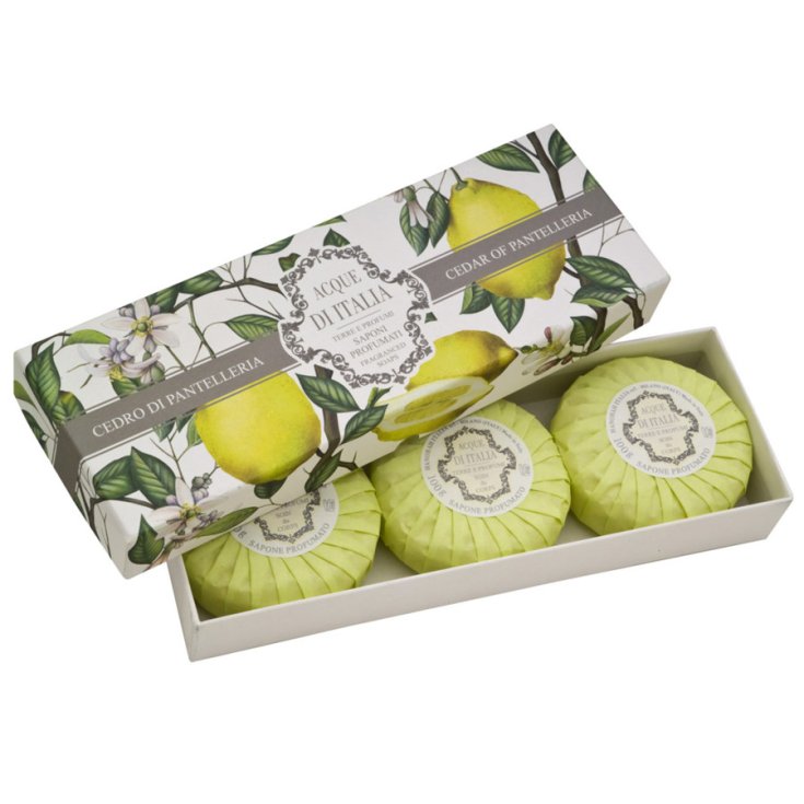 Acque Di Italia Cedro Di Pantelleria Coffret de 3 Savons
