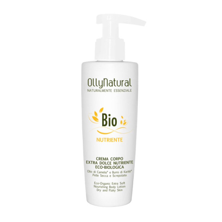 OllyNatural Eco-Bio Crème Corps Nourrissante Extra Douce 200 ml
