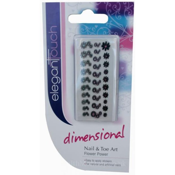 Uragme Elegant Touch Dimensional Nail & Toe Art Flower Power