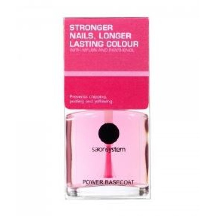 Salon System Power Basecoat Stronger Nails 15ml