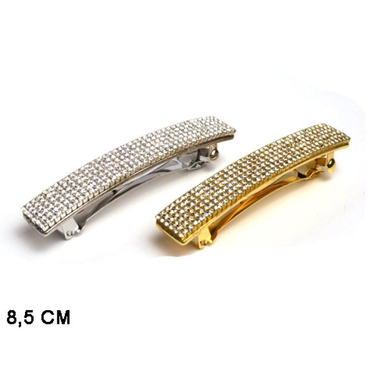 Look Company Barrette à Cheveux Or Strass Article 150-107