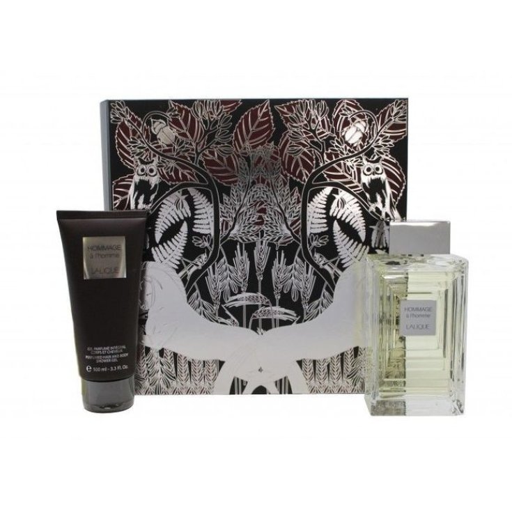 Lalique Coffret Hommage Eau De Toilette 100ml + Bain Douche 200ml