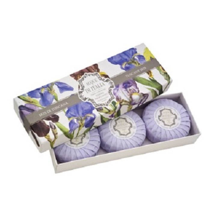 Acque Di Italia Iris Di Toscana Coffret de 3 Savons