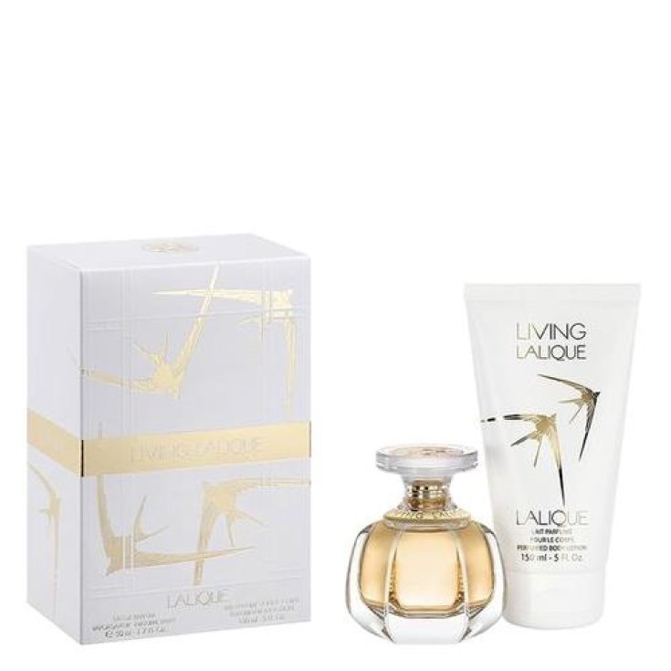 Lalique Living Coffret Eau De Parfum Vapo 50ml + Bain Douche 150ml