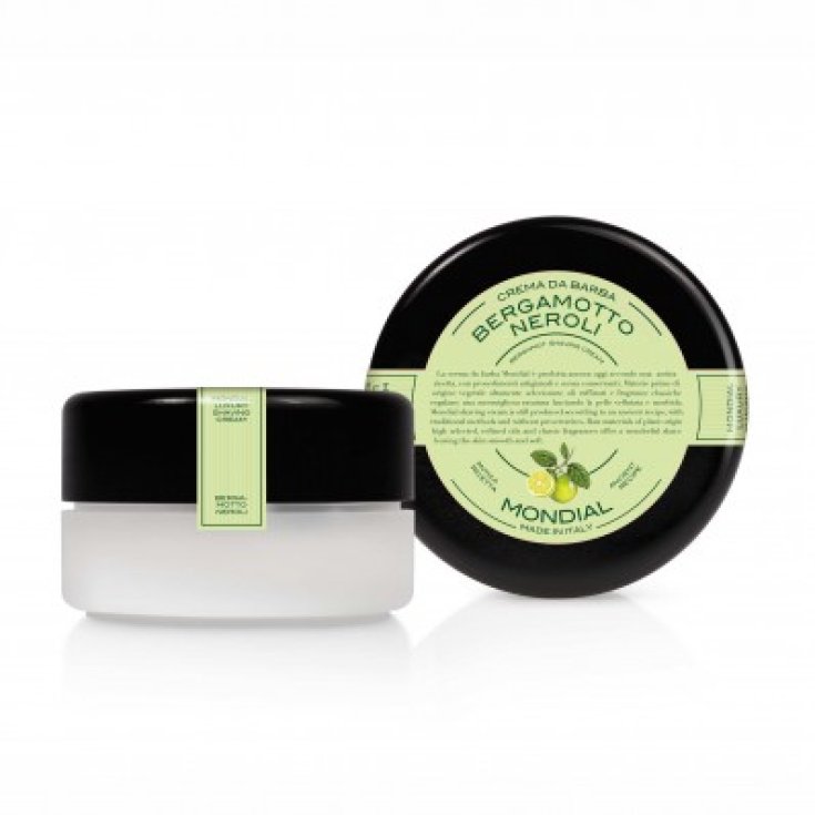 Mondial Crème à Raser Dans Bol Luxe Bicolore Bergamote Néroli 150ml Mondial Crème à Raser Dans Bol Luxe Bicolore Bergamote Néroli 150ml