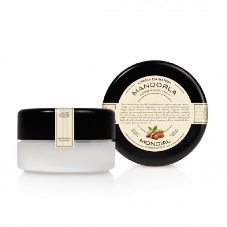 Mondial Crème à Raser Dans Bol Luxe Bicolore Amande 150ml Mondial Crème à Raser Dans Bol Luxe Bicolore Amande 150ml