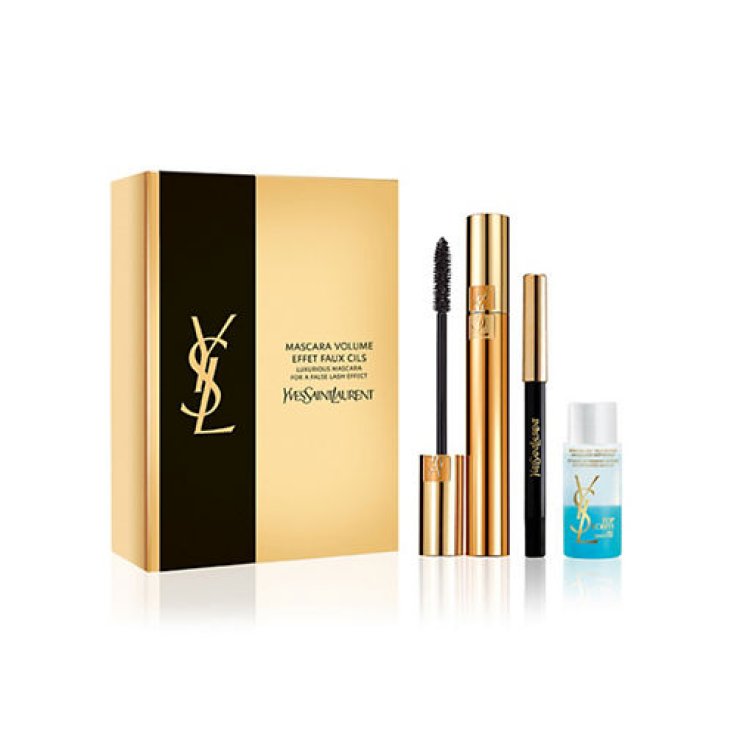 Yves Saint Laurent Mascara Volume Effet Couleur 1 + Démaquillant Yeux + Crayon Yeux