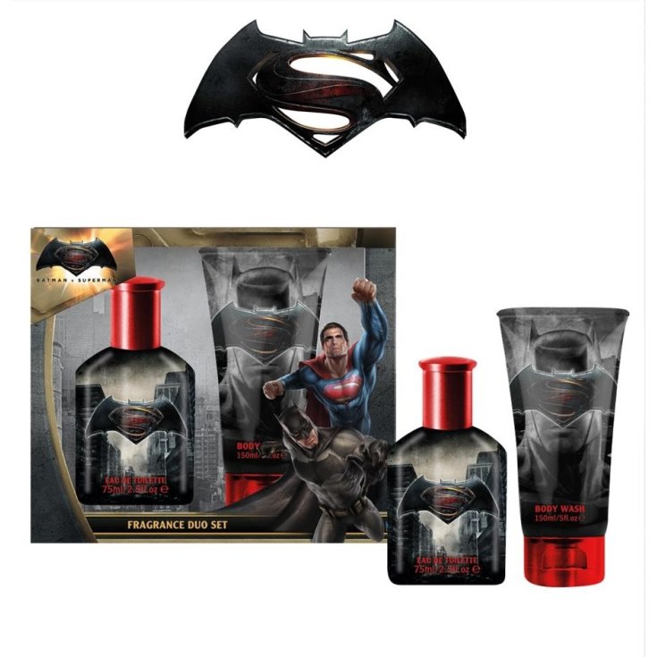 Franco Zarri Batman V Superman Coffret Cadeau Eau De Toilette Vapo 75 ml + Gel Douche 150 ml