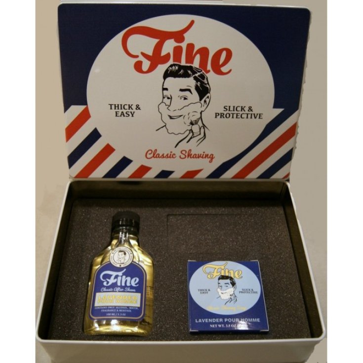 Fine Kit Lavande Homme Après Rasage + Savon à Raser