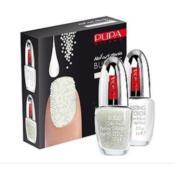 Pupa Nail Art Mania Bubbles Ongles tridimensionnels 006 Blanc