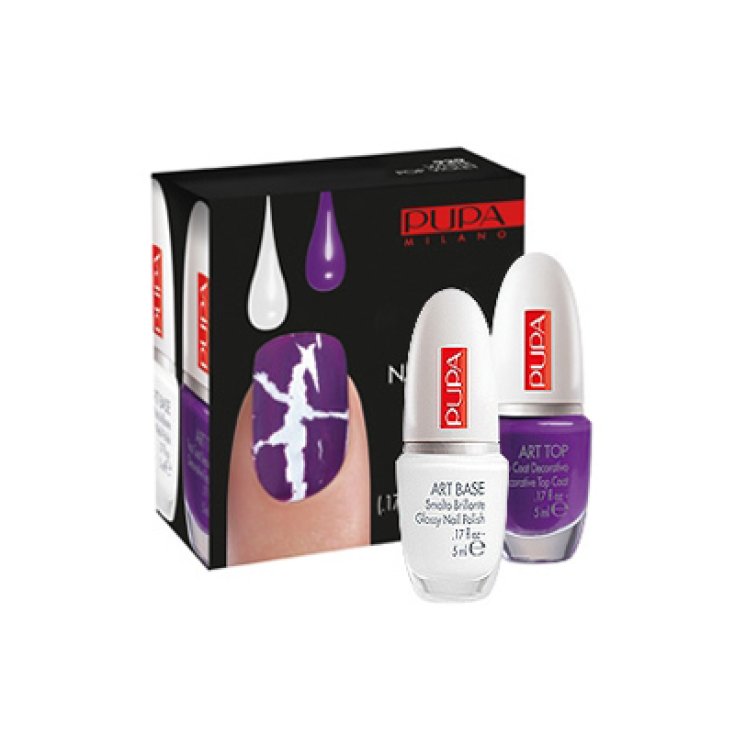 @PUPA NAIL ART KIT BLANC-POP VIOLET
