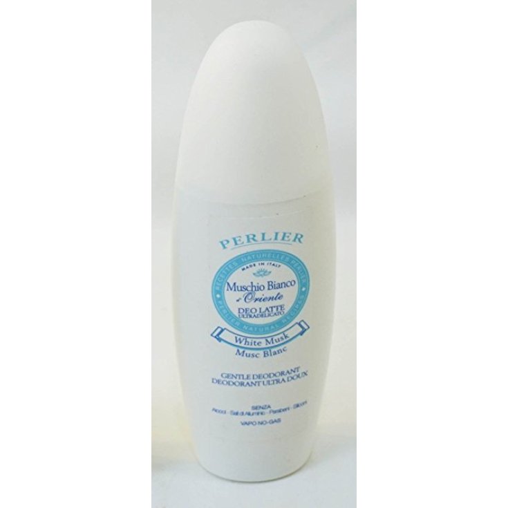 Perlier Deo Latte Aux Muscs Blancs 75 ml