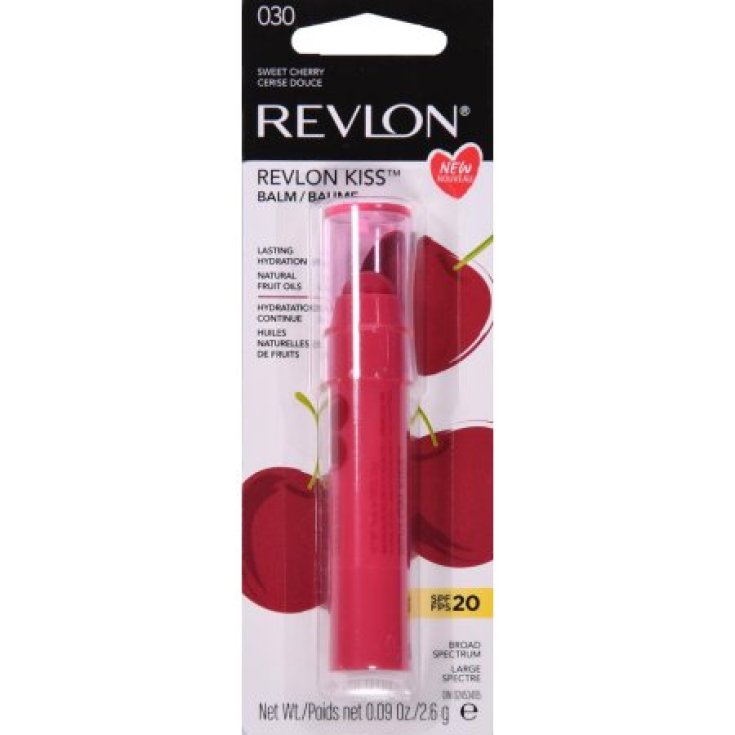 Revlon Kiss Baume à Lèvres Couleur 030 Cerise Douce