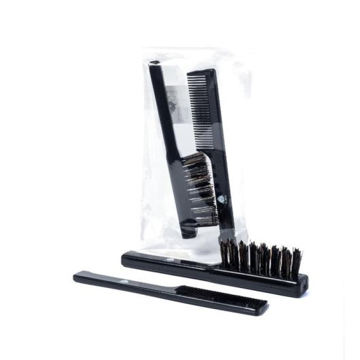 Barberia Bolognini Kit Brosse Et Peigne