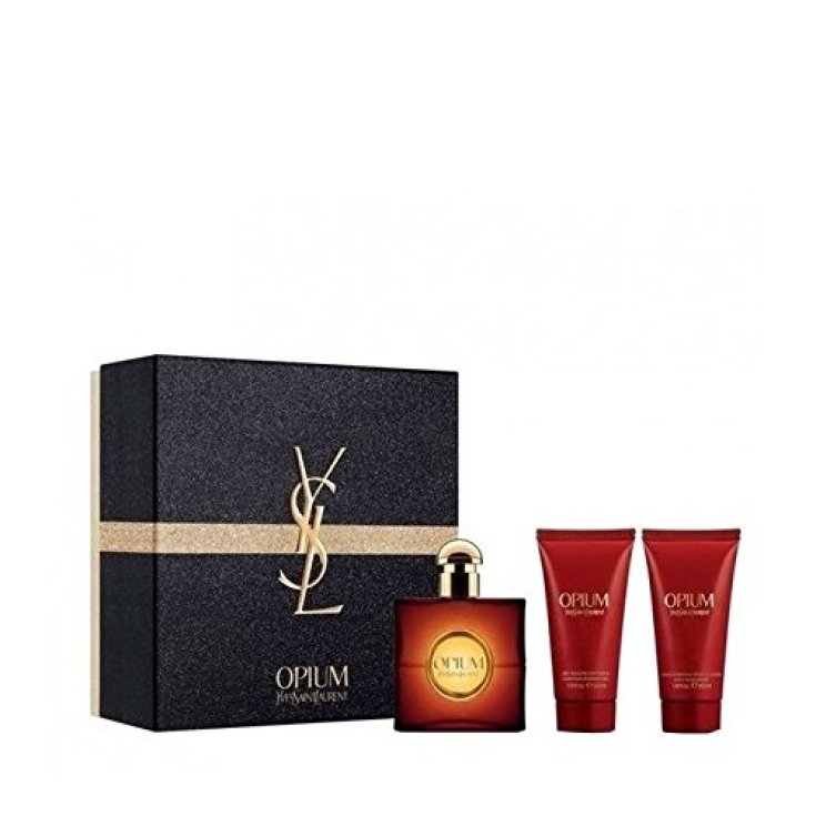 * KIT YSL OPIUM D EDT50 + LOT50 + DS50