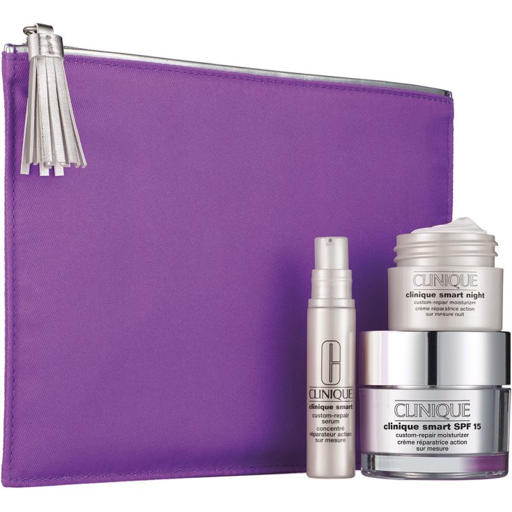 Clinique Smart Custom Repair Crème Hydratante Sèche Mixte 50ml Set 4 Parties 2018