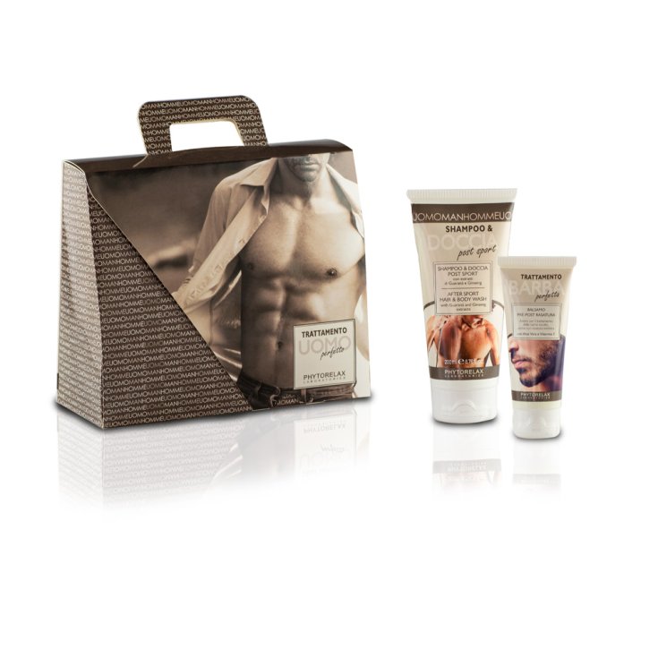 Phytorelax Coffret Homme Shampoing Douche 200 ml + Soin Barbe 75 ml