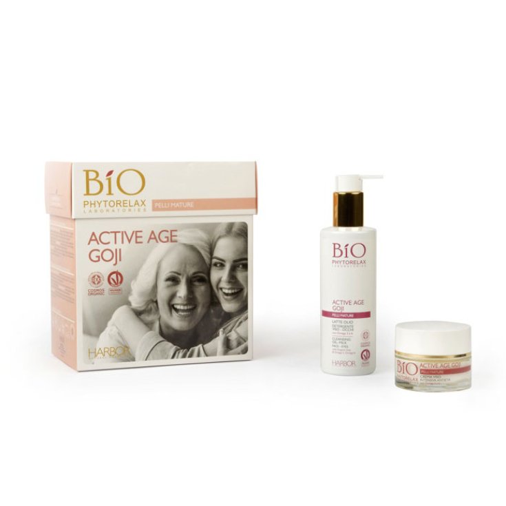 Bio Phytorelax Active Goji Coffret Crème Visage 50 ml + Lait Huile Démaquillante 200 ml Bio Phytorelax Active Goji Coffret Crème Visage 50 ml + Lait Huile Démaquillante 200 ml