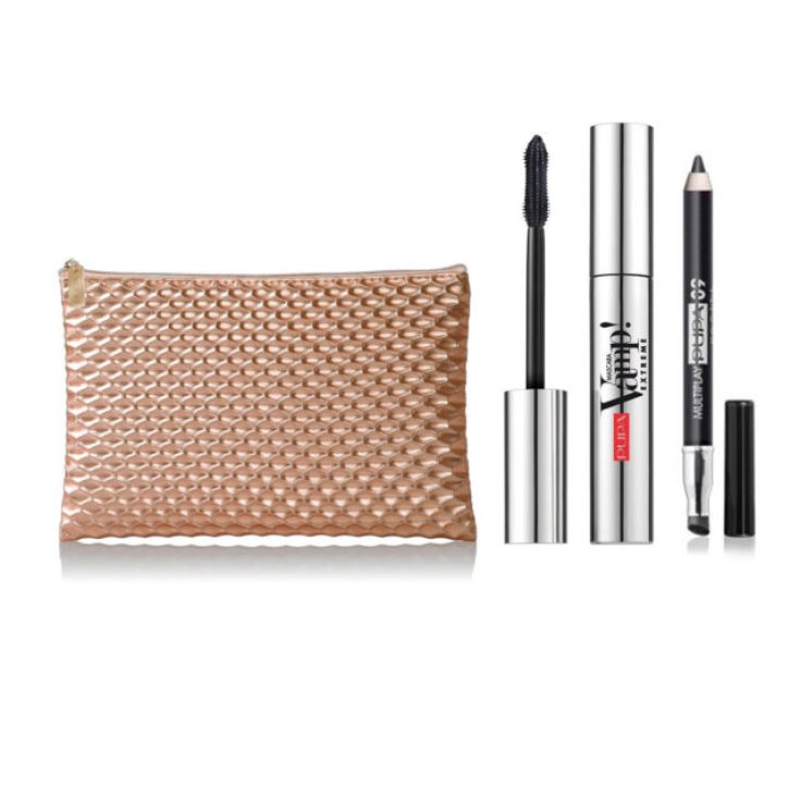 Pupa Kit Vamp ! Mascara Extrême + Mini Crayon Multiplay + Pochette