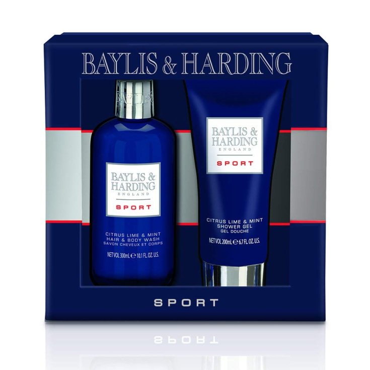 Baylis & Harding Gel Douche Sport pour Homme 300 ml + Gel Douche 200 ml