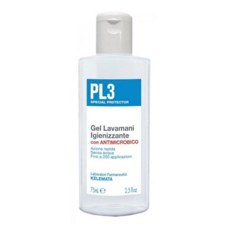 PL3 Gel Lavant Mains Assainissant Au Kalemata ANTIMICROBIEN 75ml