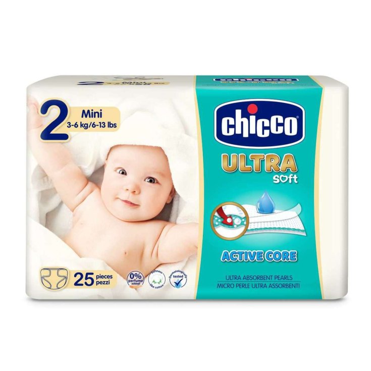 Mini Couche Ultra Douce Taille 2 3-6Kg Chicco® 25 Pièces