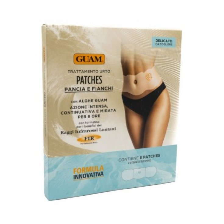 Patchs Remodelant Ventre Et Hanches Traitement Guam 8 Patchs Transdermiques