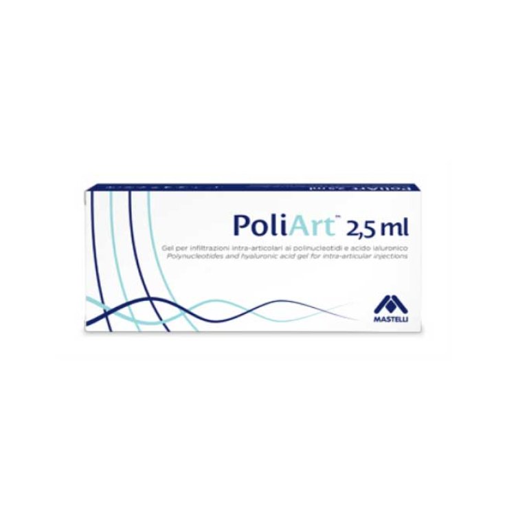 Poliart 2,5ml Gel Intra-Articulaire Seringue Mastelli 20mg/ml