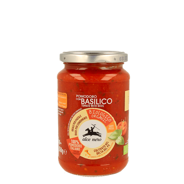 Alce Nero Tomate Bio Au Basilic 350g