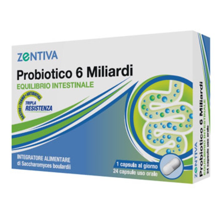 Probiotique 6 Milliards Zentiva 24 Gélules