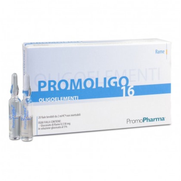Promoligo 16 Cuivre PromoPharma® 20 Ampoules de 2 ml