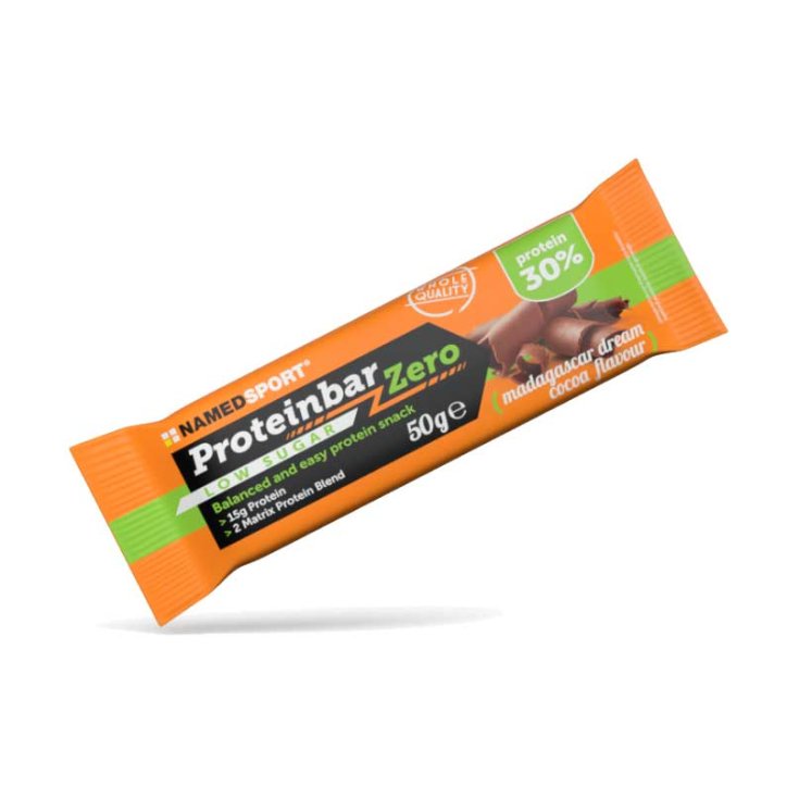 Barre Protéinée Zero Madagascar Dream Cacao NamedSport® 50g