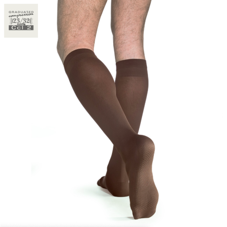 Relax Mi-Bas Unisexe CCL.2 Bout Fermé Solidea® Couleur Naturel Taille L 1 Paire