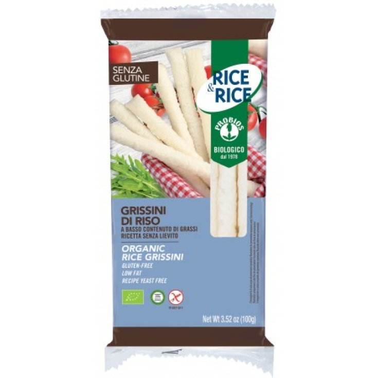 Rice & Rice Gressins de Riz 100% Probios 100g