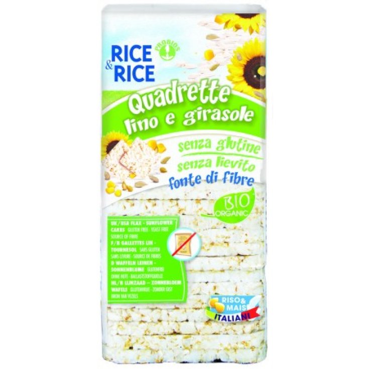 Riz & Riz Quadrette Lin Et Probios De Tournesol 130g