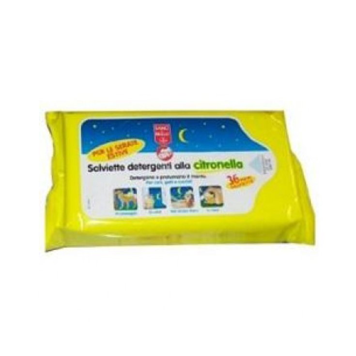 Sano e Bello BAYER Lingettes Nettoyantes Citronnelle 40 Pièces