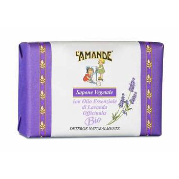 L'AMANDE® Savon Végétal Lavande Officinalis Bio 200g