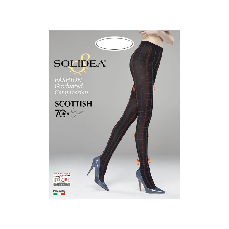 Scottish Collant 70 Den Solidea® Couleur Noir Taille 3-ML