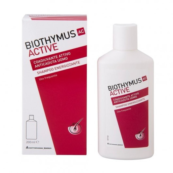 Shampooing Énergisant Actif Adjuvant Antichute Homme Biothymus Ac Active 200 ml