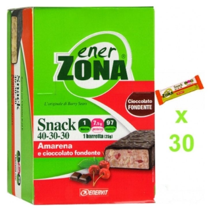 Snack 40-30-30® Cerise Enervit EnerZona® Balance 30 Barres