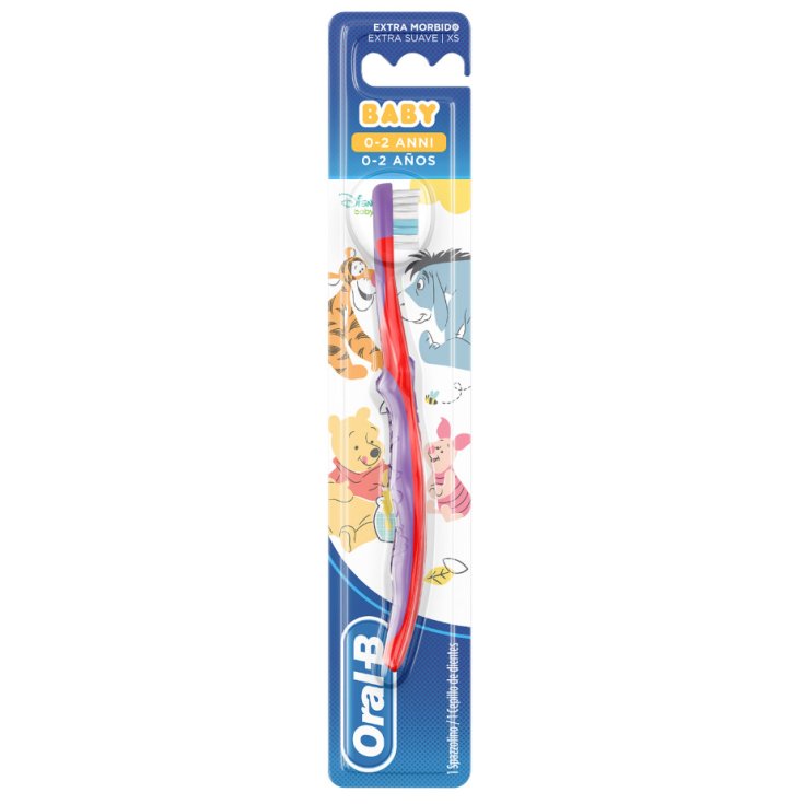 Oral-B® Winnie l'ourson Brosse à dents manuelle extra douce 0-2 ans