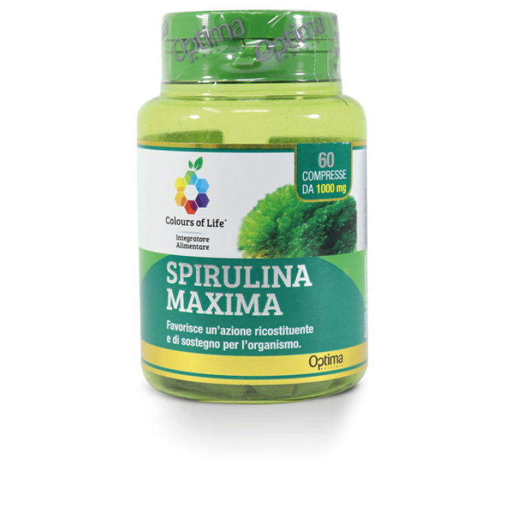 Spiruline Maxima Colors Of Life® Optima Naturals 60 Comprimés