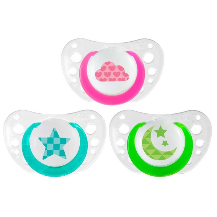 PhysioForma™ Air Sucette 6-16m En Silicone Lumi Chicco® 2 Pièces