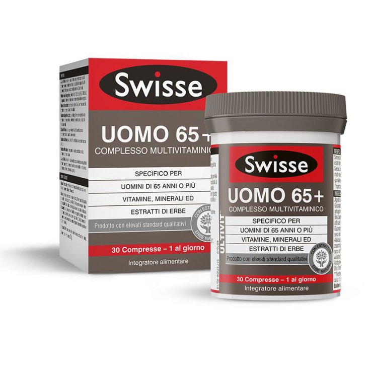 Swisse Multivitamines Homme 65+ 30 Comprimés