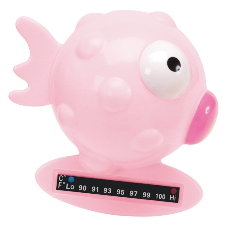 Thermomètre de bain Chicco® poisson-globe rose