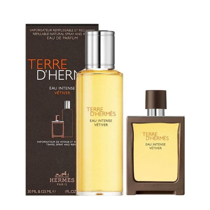 Terre D'Hermes Eau Intense Vetiver Eau De Parfum Hermès 30 ml + Recharge 125 ml